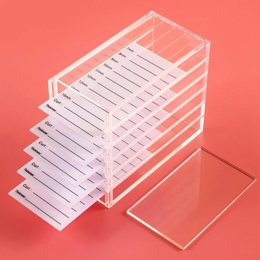 1Pcs Eyelash Extensions Storage Box 5 Layers Acrylic Pallet Lash Organizer Holder Display Stand Makeup Tools Supplies білий
1Pcs Eyelash Extensions Storage Box 5 Layers Acrylic Pallet Lash Organizer Holder Display Stand Makeup Tools Supplies білий