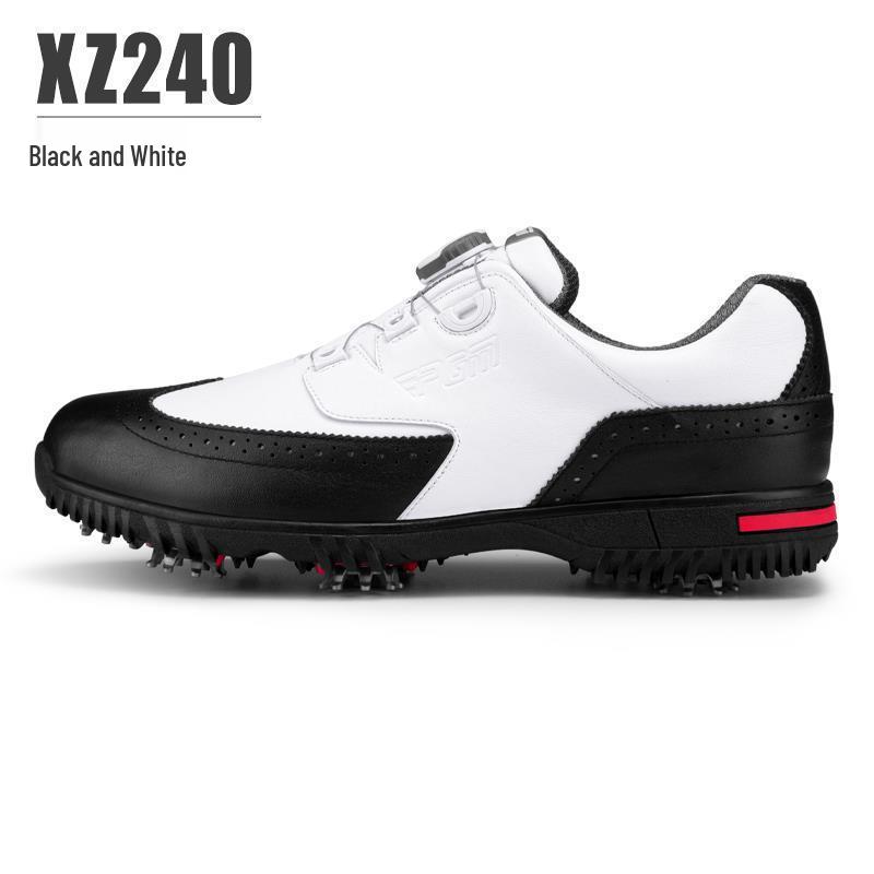 PGM Men s Waterproof Cowhide Golf Shoes with Spikes and Rotary Lacing 39
PGM Men s Waterproof Cowhide Golf Shoes with Spikes and Rotary Lacing 39