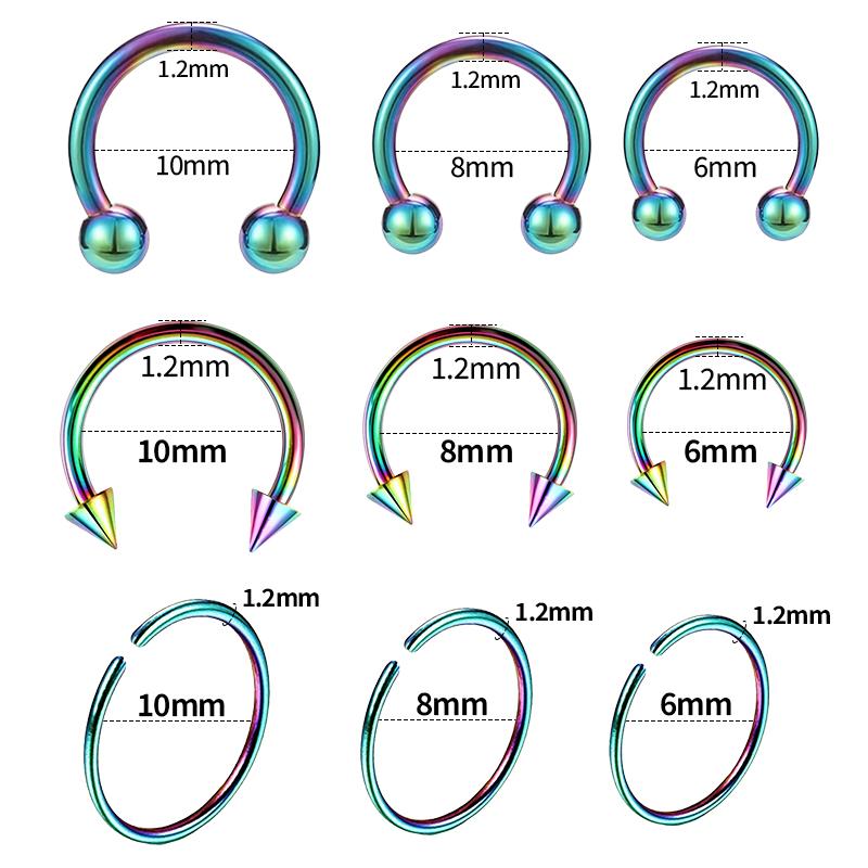 9pcs/lot Steel Ear Piercings Helix Piercings Eyebrow Piercings Lip Labret Rings Earring Tragus Barbell Piercings Body Zircon
9pcs/lot Steel Ear Piercings Helix Piercings Eyebrow Piercings Lip Labret Rings Earring Tragus Barbell Piercings Body Zircon