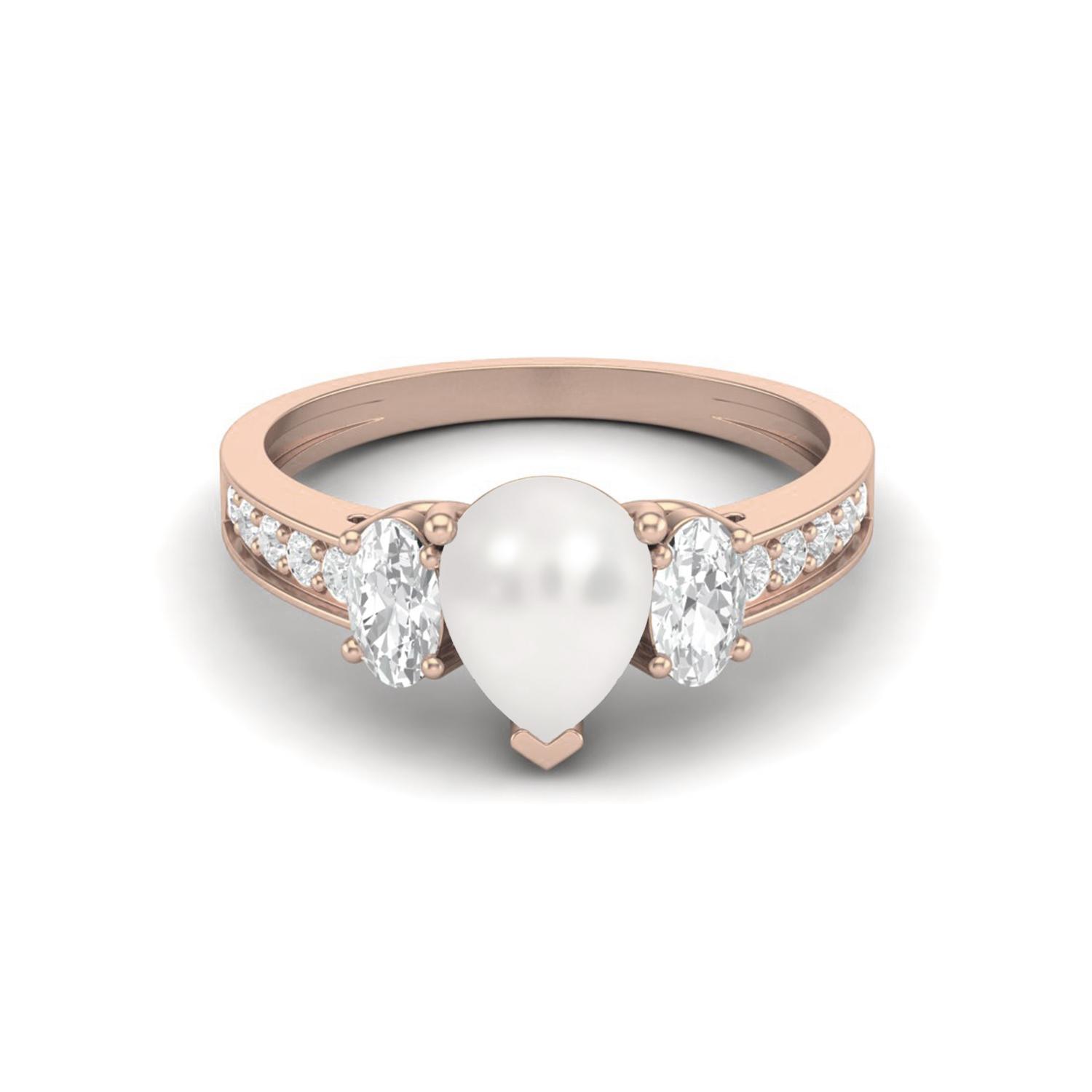 925 Sterling Silver Rose Vermeil 1.7 Cts Pear Pearl Three Stone Accent Wedding Women Ring 8 ярко-розовый
925 Sterling Silver Rose Vermeil 1.7 Cts Pear Pearl Three Stone Accent Wedding Women Ring 8 ярко-розовый