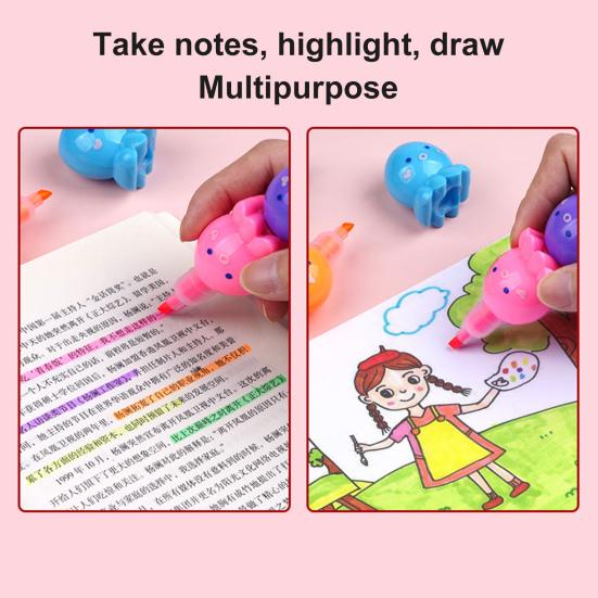 Cartoon Marker Octopus Flower Painting Quick Drying Hand Account Highlighter Drawing Pen School Supplies
Cartoon Marker Octopus Flower Painting Quick Drying Hand Account Highlighter Drawing Pen School Supplies