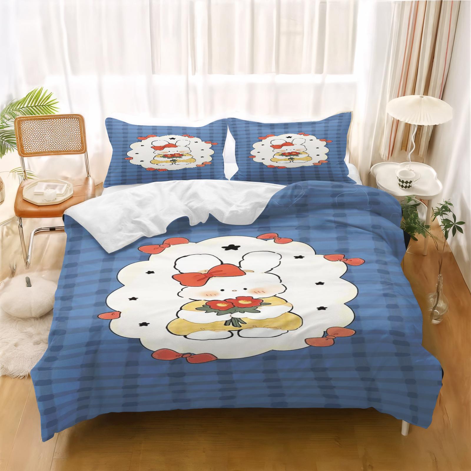 Comforter Lucky Rabbit Anime Children S Bedding Printed Children Adult Set Queen Size Reactive Printing Quilt Comforter (quilt)-EU Single(135*200cm)3pcs
Comforter Lucky Rabbit Anime Children S Bedding Printed Children Adult Set Queen Size Reactive Printing Quilt Comforter (quilt)-EU Single(135*200cm)3pcs