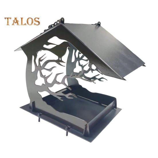 Металлический домик-кормушка для птиц на открытом воздухе, устойчивый к белкам, кормушка для диких птиц, подвесной домик для птиц для сада, патио, заднего двора, декор чёрный
Металлический домик-кормушка для птиц на открытом воздухе, устойчивый к белкам, кормушка для диких птиц, подвесной домик для птиц для сада, патио, заднего двора, декор чёрный