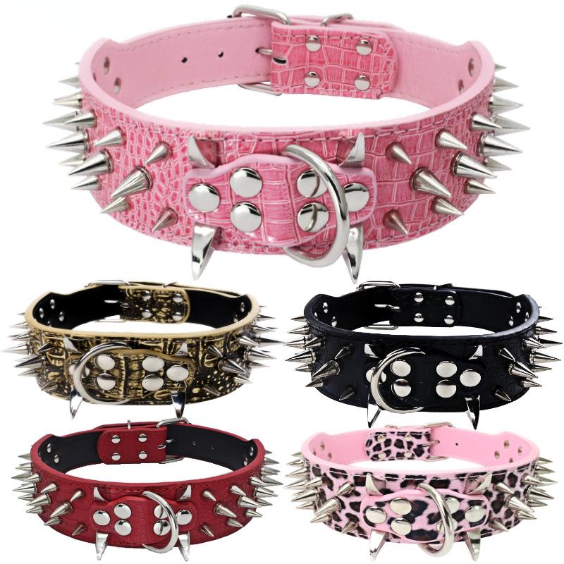 Dog Cat Collar Spiked Studded Pet Necklace For Small Medium Dogs Bulldog Adjustable Anti-Bite Collar Pet supplies accessories XS-Neck 38-46CM
Dog Cat Collar Spiked Studded Pet Necklace For Small Medium Dogs Bulldog Adjustable Anti-Bite Collar Pet supplies accessories XS-Neck 38-46CM