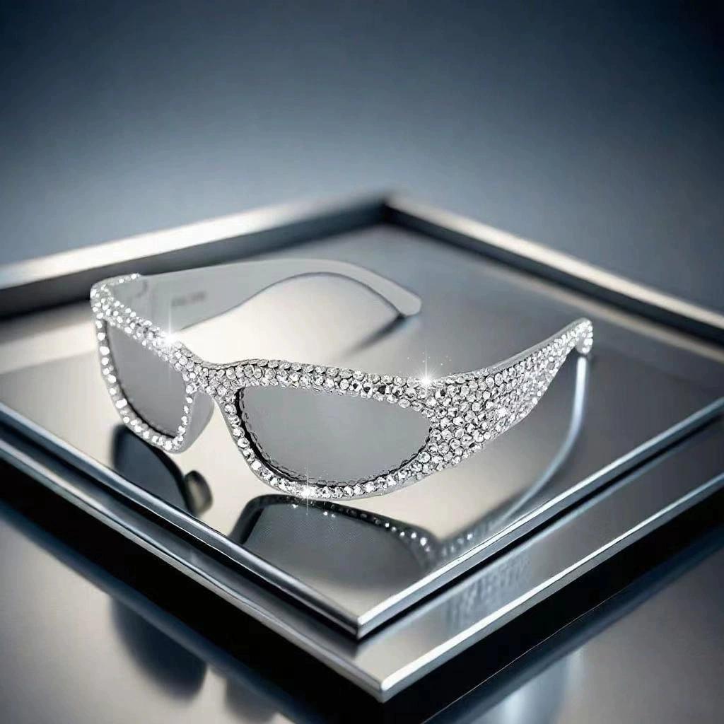 y2k Full Rhinestone Super Shining Sliver Sunglasses Exaggerated Dense Diamond Bling Shades for Sparkle Party Lunettes de soleil
y2k Full Rhinestone Super Shining Sliver Sunglasses Exaggerated Dense Diamond Bling Shades for Sparkle Party Lunettes de soleil