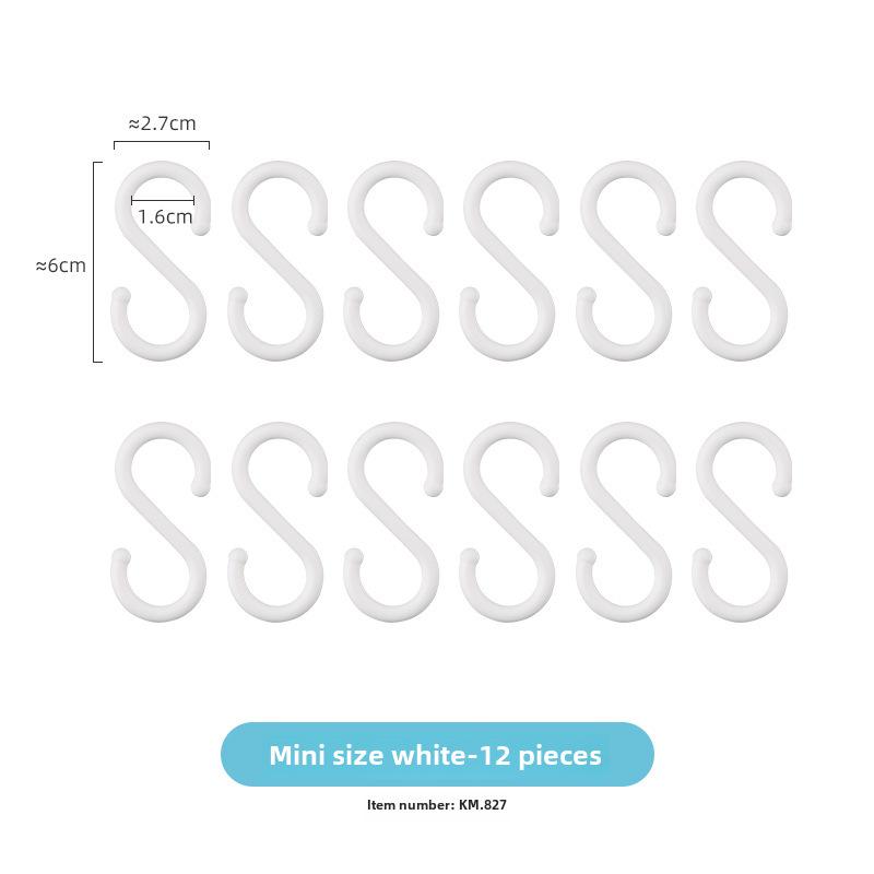 Пластиковый S-образный крючок: Крючки без проколов, устойчивые к падению, для кухни и ванной
Пластиковый S-образный крючок: Крючки без проколов, устойчивые к падению, для кухни и ванной
