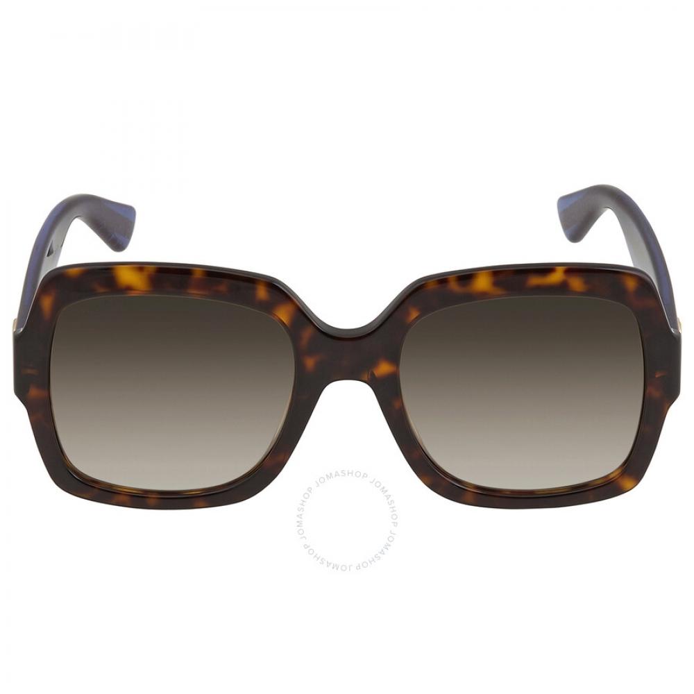 Gucci Brown Square Ladies Sunglasses GG0036SN 004 54 
Gucci Brown Square Ladies Sunglasses GG0036SN 004 54