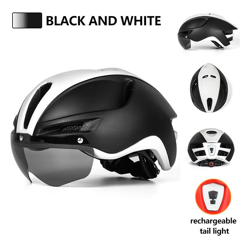 Eastinear 2023 New Road Mountain Bike Helmet Adult Men s Outdoor Sports Cycling Safety Hat With LED Charging Taillight Goggles 57-62CM чорний білий колір
Eastinear 2023 New Road Mountain Bike Helmet Adult Men s Outdoor Sports Cycling Safety Hat With LED Charging Taillight Goggles 57-62CM чорний білий колір