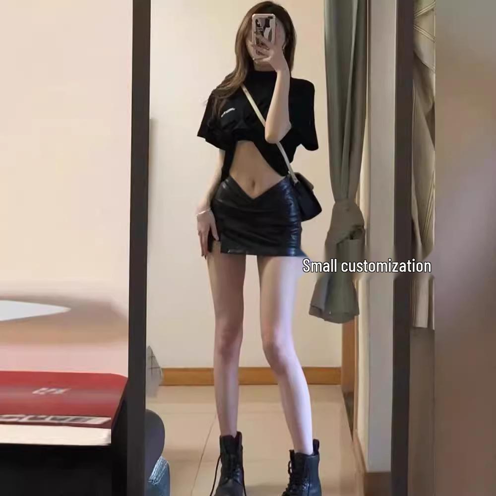 Low Waist PU Leather A-Line Midi Skirt for Women - Autumn/Winter, Petite XS, Bodycon with Slit XS (for 70-80 jin) чёрный
Low Waist PU Leather A-Line Midi Skirt for Women - Autumn/Winter, Petite XS, Bodycon with Slit XS (for 70-80 jin) чёрный