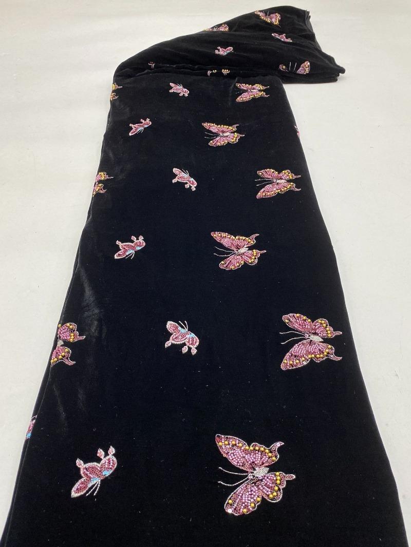 1 Yard Pretty Butterfly Desgin Fabric High Quality Handmade Embroidery Net Lace with Beads Sequisn for Party Evening Dress 1Yard
1 Yard Pretty Butterfly Desgin Fabric High Quality Handmade Embroidery Net Lace with Beads Sequisn for Party Evening Dress 1Yard