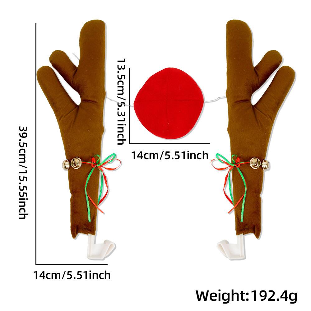 Праздничный автомобиль Восхитительный декор с плюшевыми рогами северного оленя коричневого и хаки цветов Brown Car Antlers
Праздничный автомобиль Восхитительный декор с плюшевыми рогами северного оленя коричневого и хаки цветов Brown Car Antlers