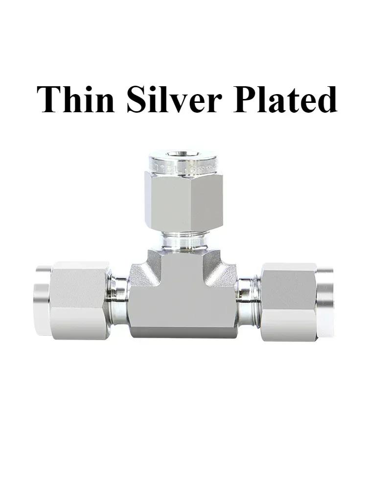 3-25mm 1/8-1 Inch Tube OD Compression Uino 316L Stainless Steel Forged Tee 3 Ways Pipe Fitting Connector With UNF Thread Nut 1l16&Thread
3-25mm 1/8-1 Inch Tube OD Compression Uino 316L Stainless Steel Forged Tee 3 Ways Pipe Fitting Connector With UNF Thread Nut 1l16&Thread