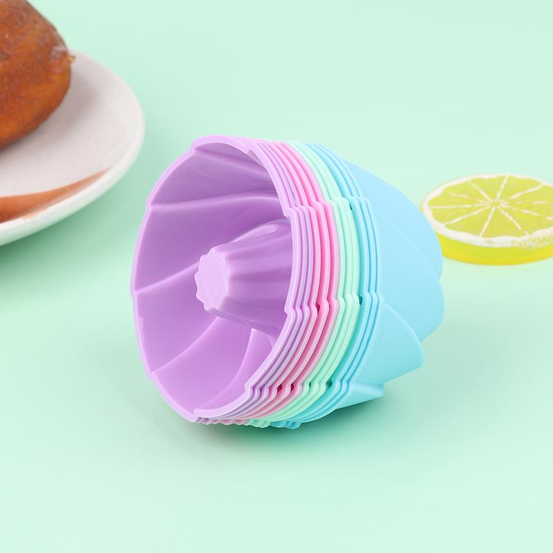 6 шт. силиконовых формочек для кексов в форме завитка, антипригарные многоразовые формы для выпечки, кексов, пудингов, кондитерских изделий 6Pcs
6 шт. силиконовых формочек для кексов в форме завитка, антипригарные многоразовые формы для выпечки, кексов, пудингов, кондитерских изделий 6Pcs