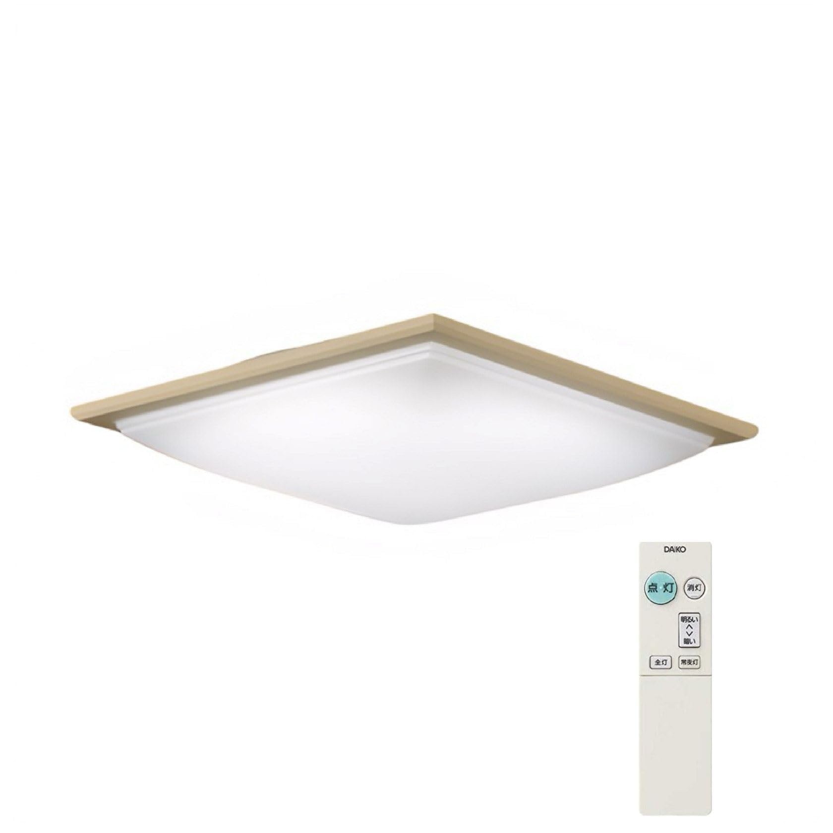 Daiko Electric DAIKO Japanese-Style LED Ceiling Light DXL-862408W, Built-in LED, Remote Control, Dimmable, 31W LED, 5000K Daylight White, 4000lm,
Daiko Electric DAIKO Japanese-Style LED Ceiling Light DXL-862408W, Built-in LED, Remote Control, Dimmable, 31W LED, 5000K Daylight White, 4000lm,