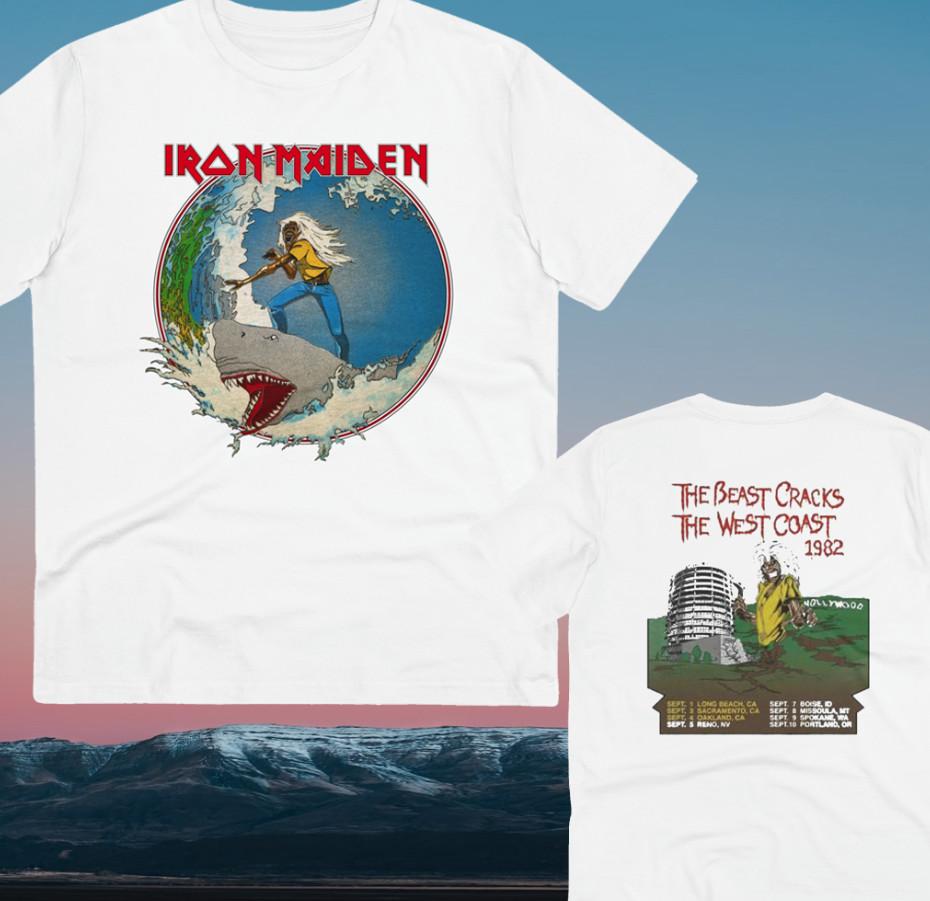 Iron Maiden The Beast Cracks The West Coast 1982 T-shirt S
Iron Maiden The Beast Cracks The West Coast 1982 T-shirt S