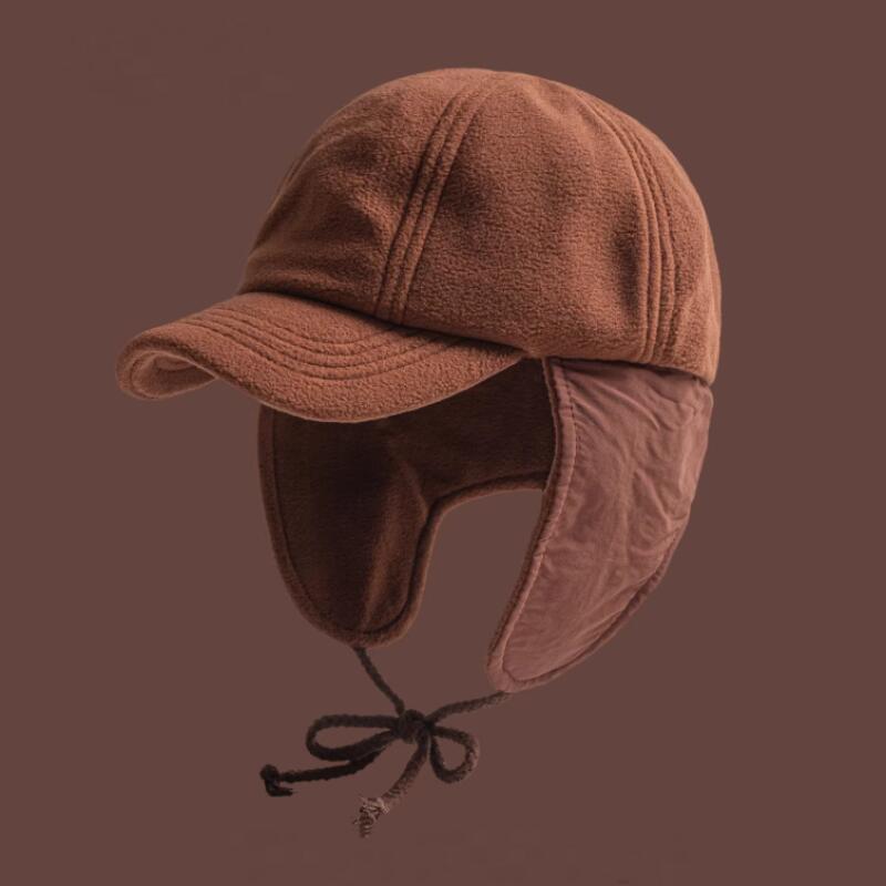Winter Warm Baseball Cap with Ear Flaps & Neck Cover, Fleece Short Brim for Men Women, Ideal for Outdoor Camping & Streetwear кавовий
Winter Warm Baseball Cap with Ear Flaps & Neck Cover, Fleece Short Brim for Men Women, Ideal for Outdoor Camping & Streetwear кавовий