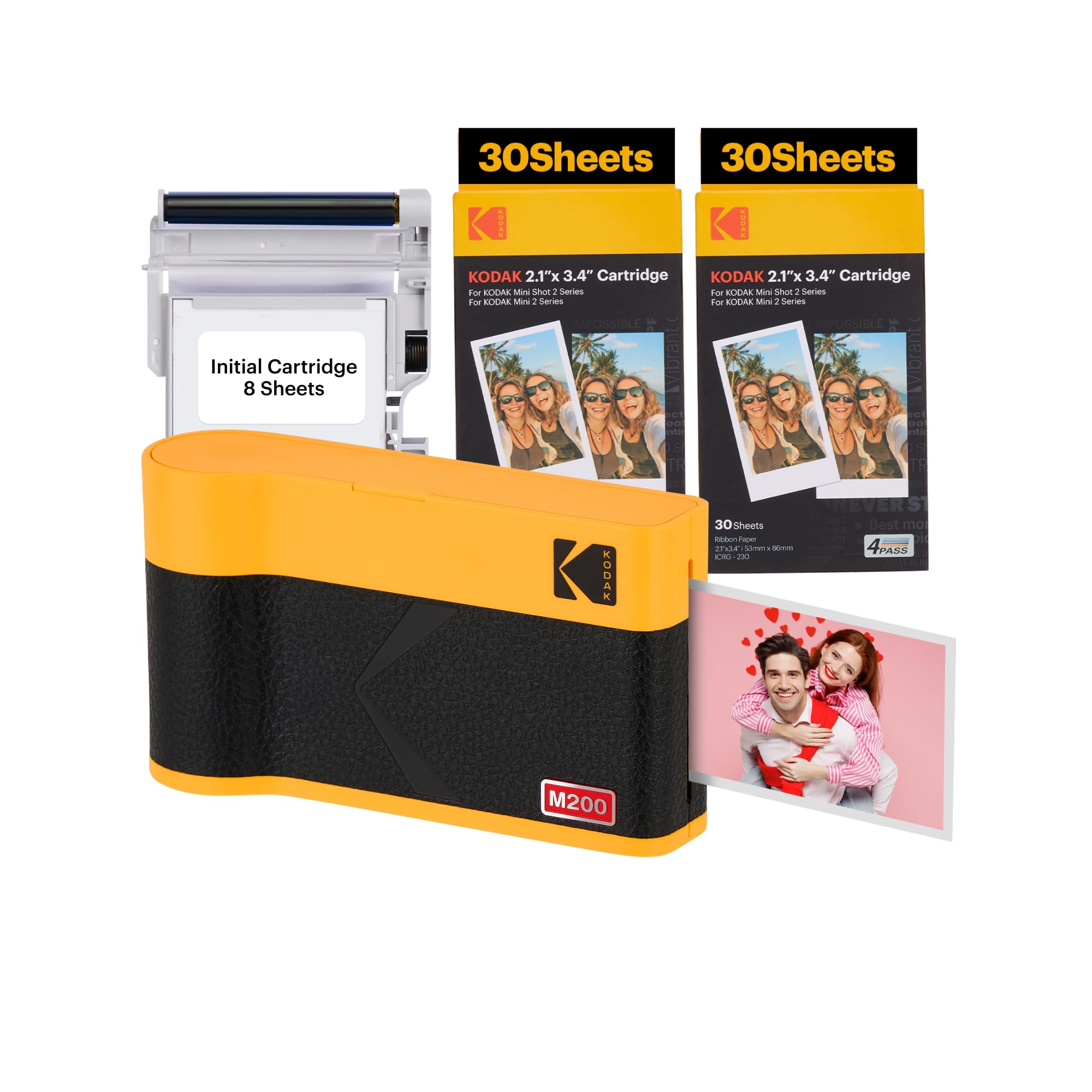 Портативний фотопринтер KODAK Mini 2 ERA 4PASS 68 арк (5,3х8,6 см) (Принтер + в комплекті, жовтий)
Портативний фотопринтер KODAK Mini 2 ERA 4PASS 68 арк (5,3х8,6 см) (Принтер + в комплекті, жовтий)