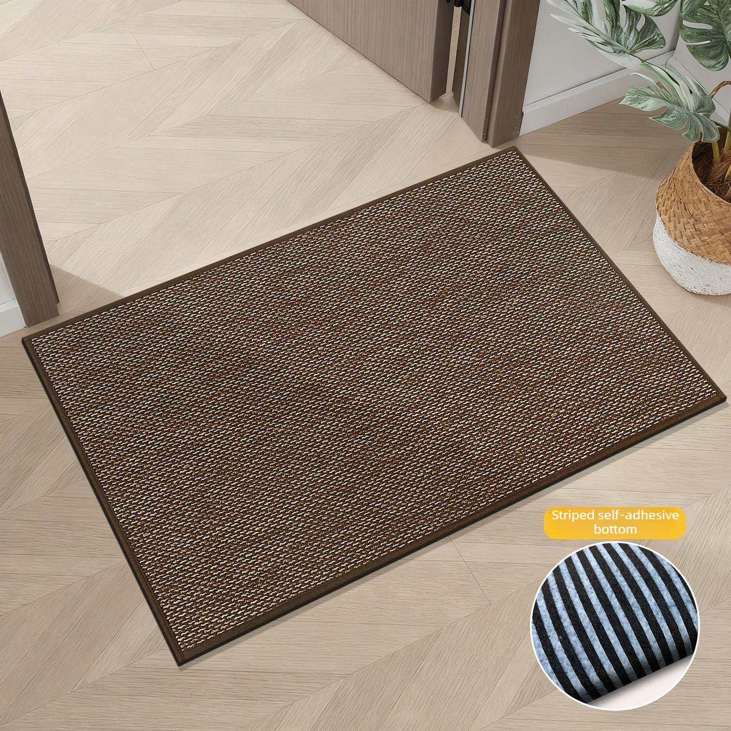 Retro Woven Faux Linen Entryway Rug TPR Self-Adhesive Non-Slip Washable Door Mat Oil Absorbent Durable Stain Resistant Floor Mat 44x75cm кофейный
Retro Woven Faux Linen Entryway Rug TPR Self-Adhesive Non-Slip Washable Door Mat Oil Absorbent Durable Stain Resistant Floor Mat 44x75cm кофейный