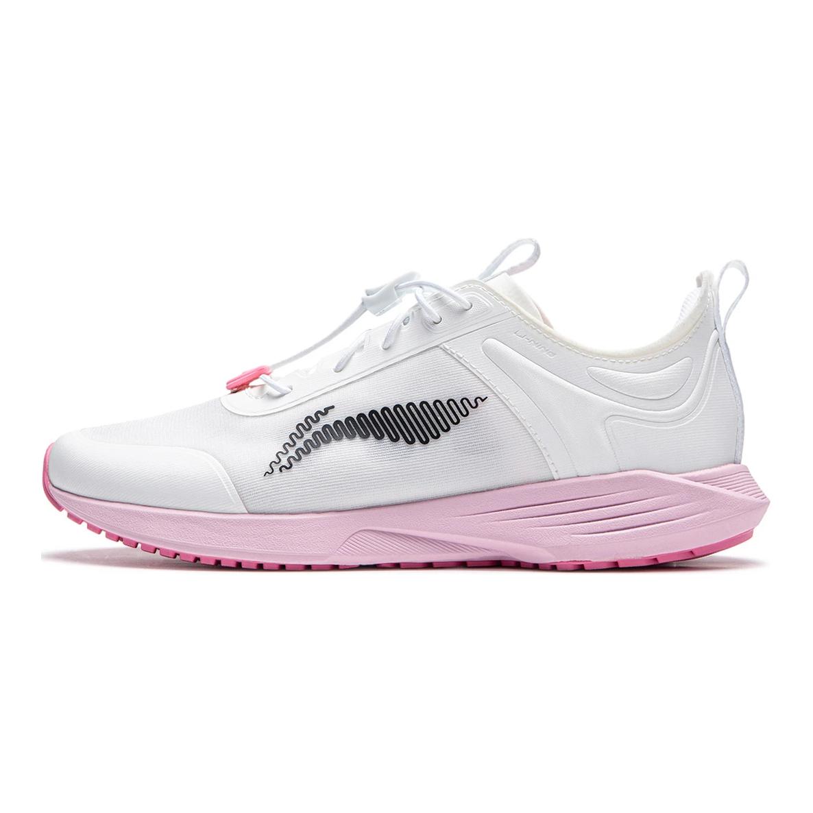 Li-Ning Cloud Fabric Drawstring Shock Absorbing Breathable Low Top Running Shoes Kids sneaker White Pink YKFU052-2 35
Li-Ning Cloud Fabric Drawstring Shock Absorbing Breathable Low Top Running Shoes Kids sneaker White Pink YKFU052-2 35
