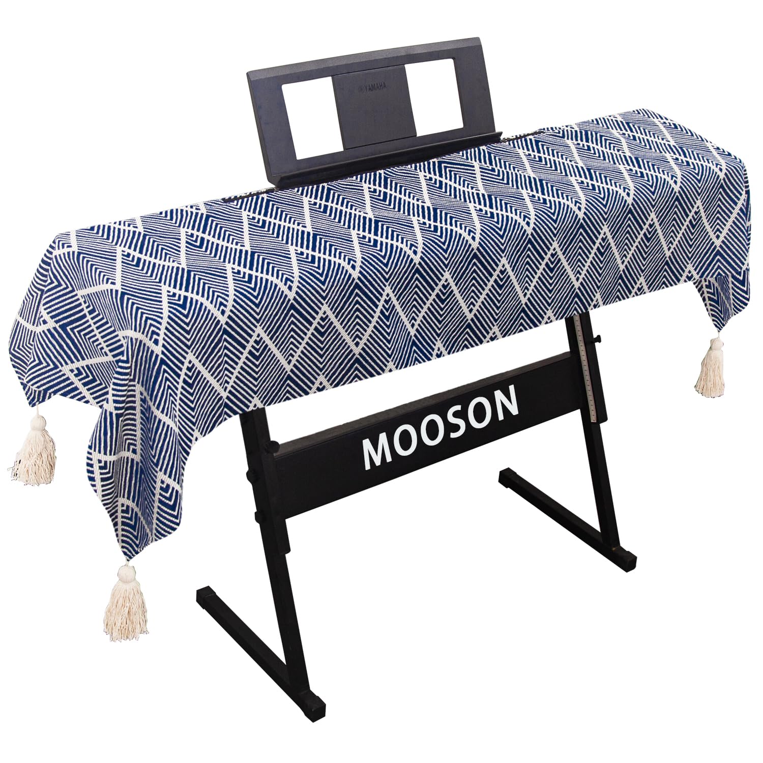 MOOSON Digital Piano Cover, Compatible with 61/76/88 Keys, Geometric Pattern, with Tassel, Waterproof and Dustproof, Universal Protective Cover for El
MOOSON Digital Piano Cover, Compatible with 61/76/88 Keys, Geometric Pattern, with Tassel, Waterproof and Dustproof, Universal Protective Cover for El