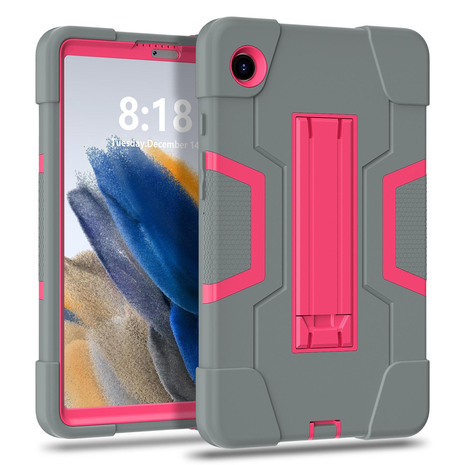 For Samsung Galaxy Tab A9 Kickstand Case Silicone+PC Dual Color Tablet Cover Grey+Rose PC
For Samsung Galaxy Tab A9 Kickstand Case Silicone+PC Dual Color Tablet Cover Grey+Rose PC
