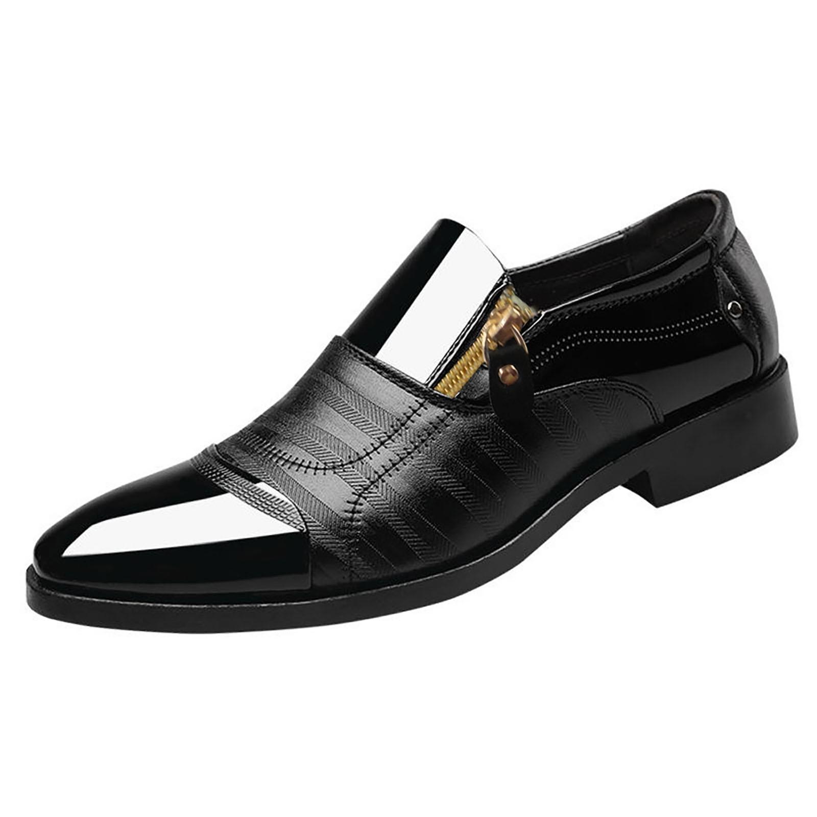 Business Dress Shoes Pointed Head Men Shoes A Pedal Casual Lazy Side Zipper Shoe 44 чорний
Business Dress Shoes Pointed Head Men Shoes A Pedal Casual Lazy Side Zipper Shoe 44 чорний