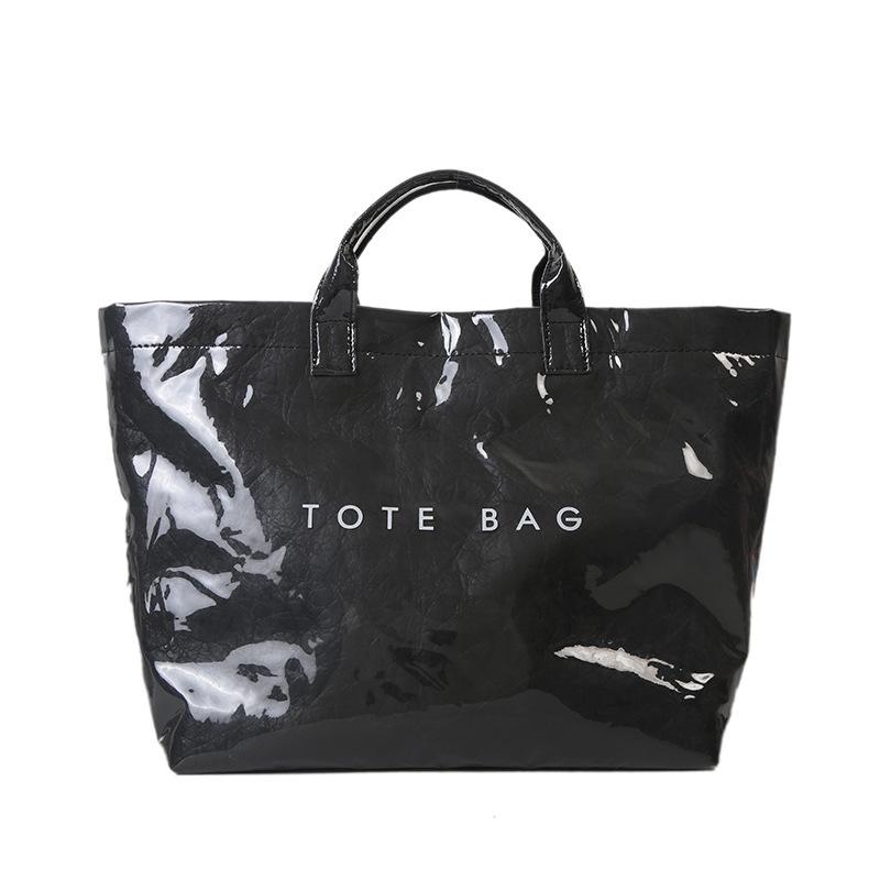 Fashion Bag Large Capacity Handbag Simple Kraft Paper Shoulder Bag Waterproof Portable Shopping Bag
Fashion Bag Large Capacity Handbag Simple Kraft Paper Shoulder Bag Waterproof Portable Shopping Bag