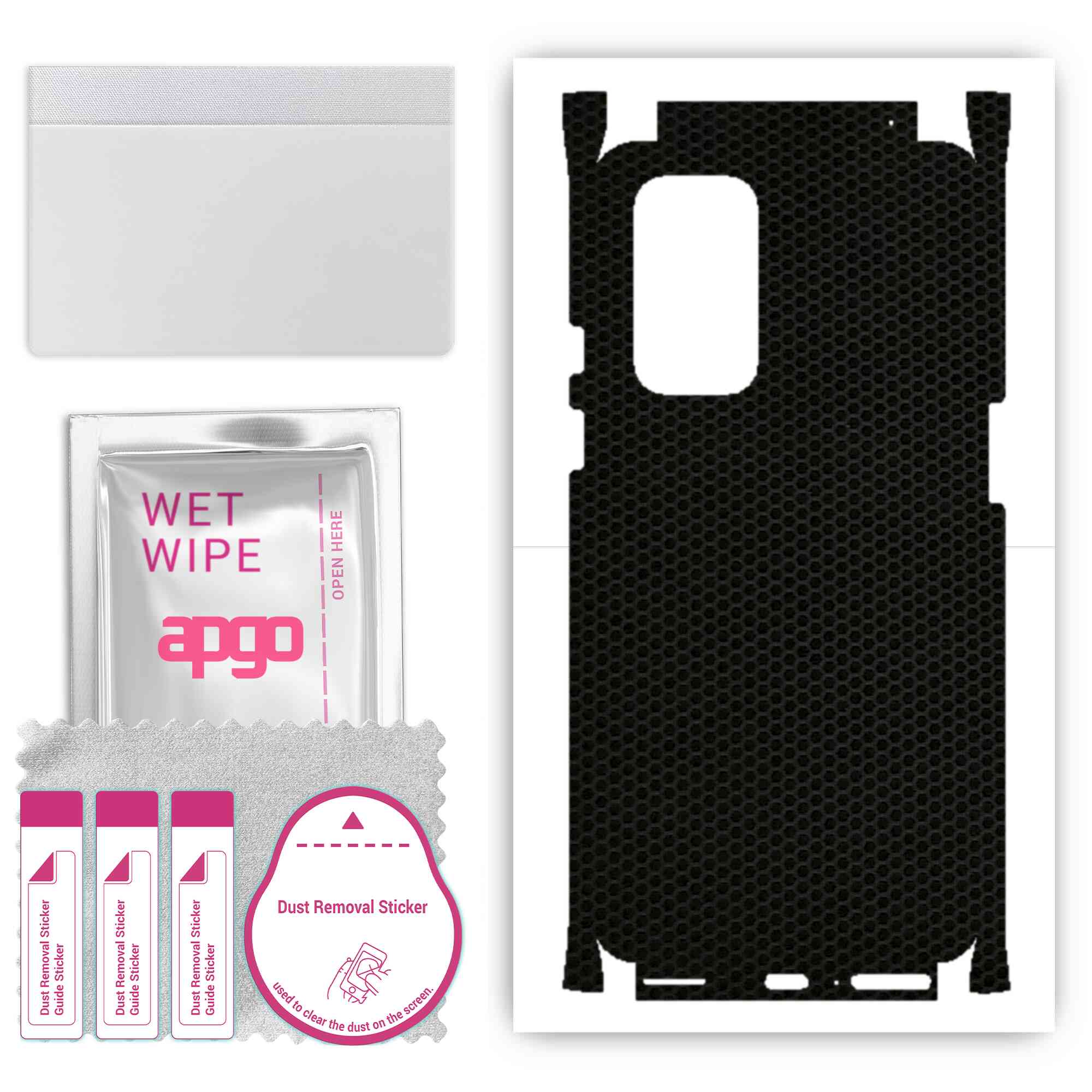 apgo Protective Skin Sticker for the back+sides compatible with OnePlus 9, Full Wrap Film, Foil, Vinyl - Pattern Matrix
apgo Protective Skin Sticker for the back+sides compatible with OnePlus 9, Full Wrap Film, Foil, Vinyl - Pattern Matrix