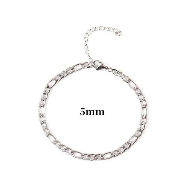 Новый классический браслет-цепочка Figaro Flower Basket для мужчин, ширина 5 мм, браслет-цепочка из нержавеющей стали для мужчин, ювелирные изделия, подарок 18cm
Новый классический браслет-цепочка Figaro Flower Basket для мужчин, ширина 5 мм, браслет-цепочка из нержавеющей стали для мужчин, ювелирные изделия, подарок 18cm