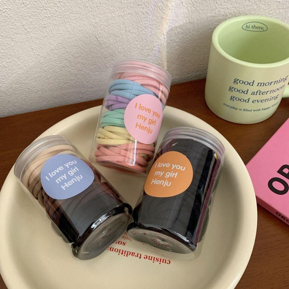Hair Tie Black Hair Rope Candy Color Rubber Band Creative Elastic Hair Band Streetwear black series
Hair Tie Black Hair Rope Candy Color Rubber Band Creative Elastic Hair Band Streetwear black series