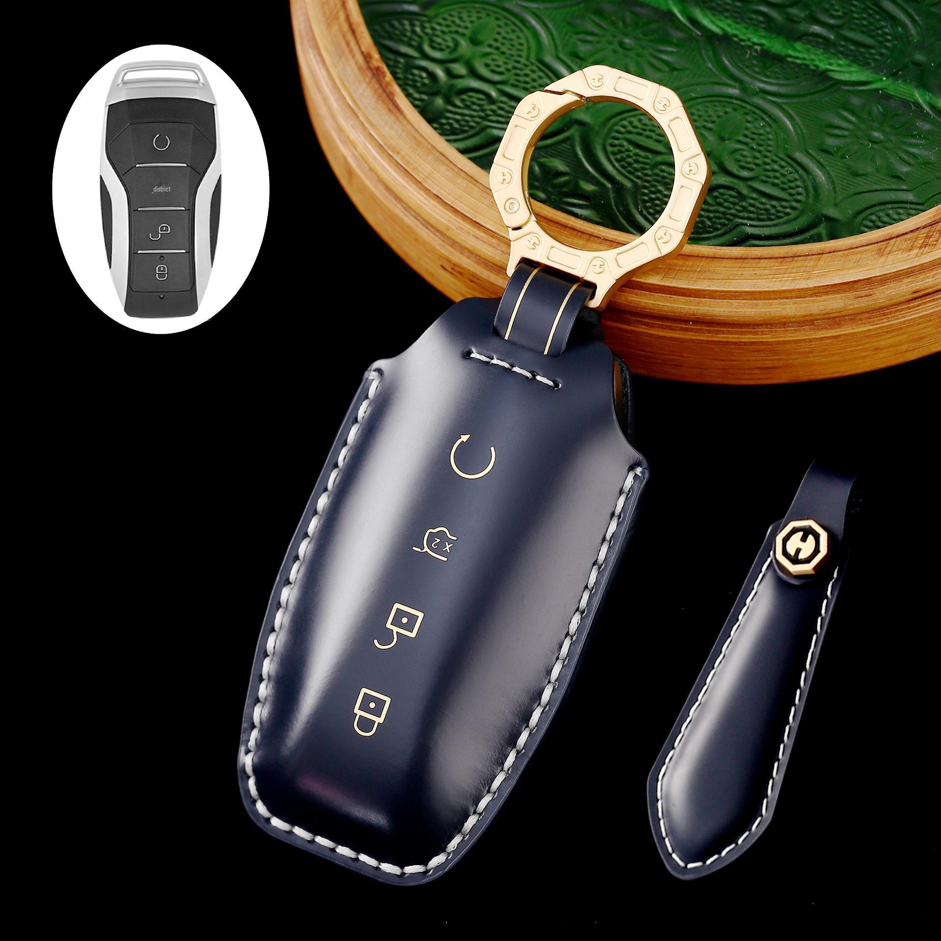 Чехол для ключа из натуральной кожи премиум-класса для BYD Song Plus/Tang DM/Han EV 2023 года
Чехол для ключа из натуральной кожи премиум-класса для BYD Song Plus/Tang DM/Han EV 2023 года