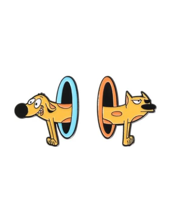 Модная и милая брошь, значок в виде кошки, значок-брошь на сумку для одежды One Size жёлтый