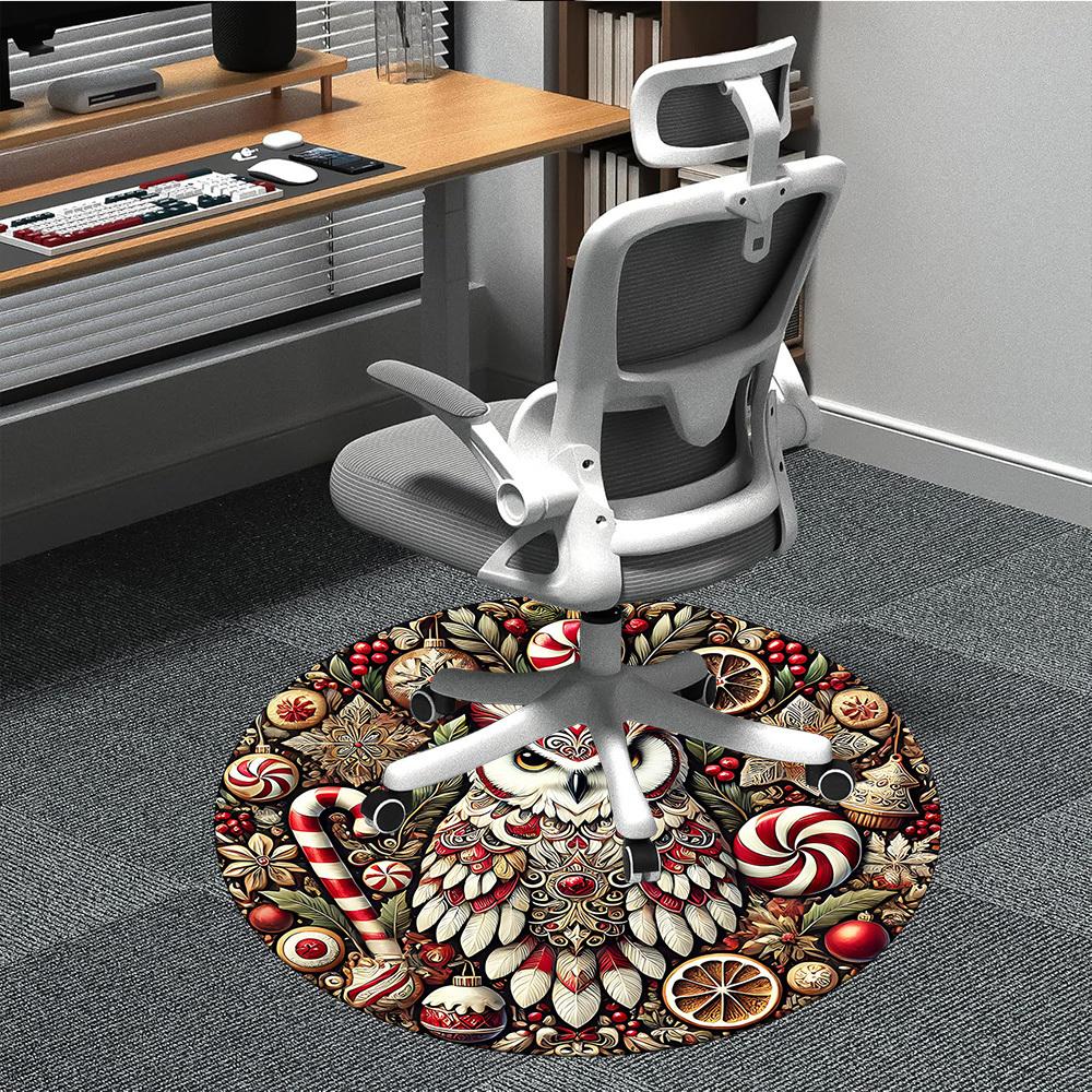 1pc Holiday Festive Office Round Area Rug, Under Office Chairs Bedroom Living Room Home Decor, Room Deco 80cm
1pc Holiday Festive Office Round Area Rug, Under Office Chairs Bedroom Living Room Home Decor, Room Deco 80cm