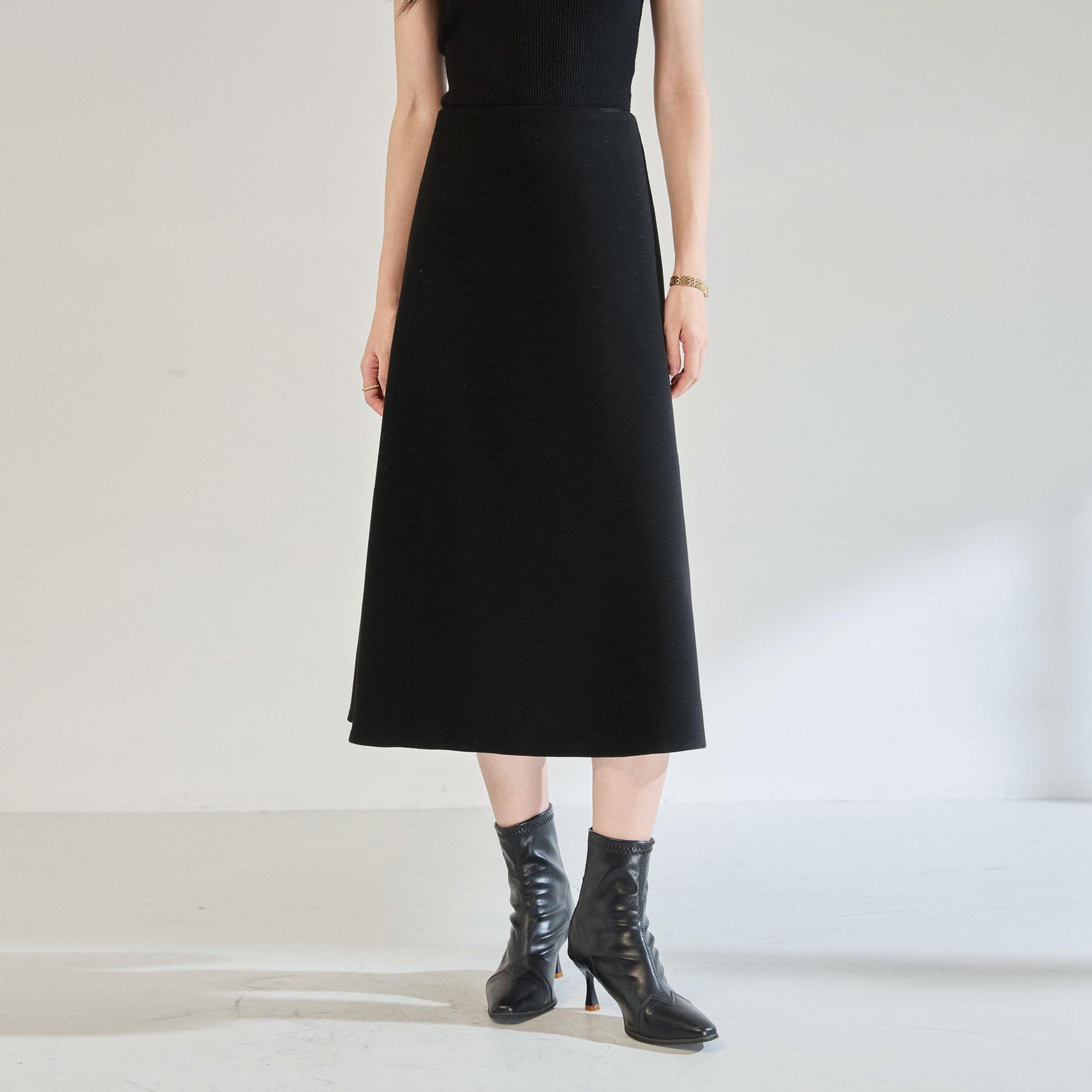 Soft & Smooth Wool-Blend A-line High-Waisted Skirt - Autumn/Winter Collection Medium чёрный
Soft & Smooth Wool-Blend A-line High-Waisted Skirt - Autumn/Winter Collection Medium чёрный