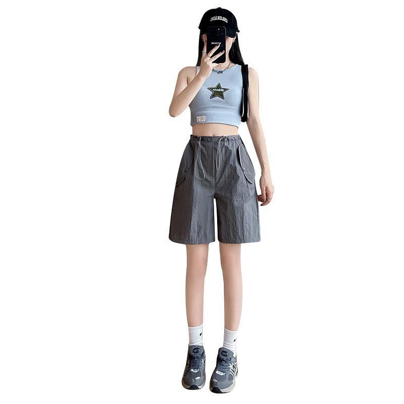 Quick-drying Work Shorts for Women Wearing New Summer Loose Straight Wide-leg Pants Sports Casual Five-point Mid-size Pants XL
Quick-drying Work Shorts for Women Wearing New Summer Loose Straight Wide-leg Pants Sports Casual Five-point Mid-size Pants XL