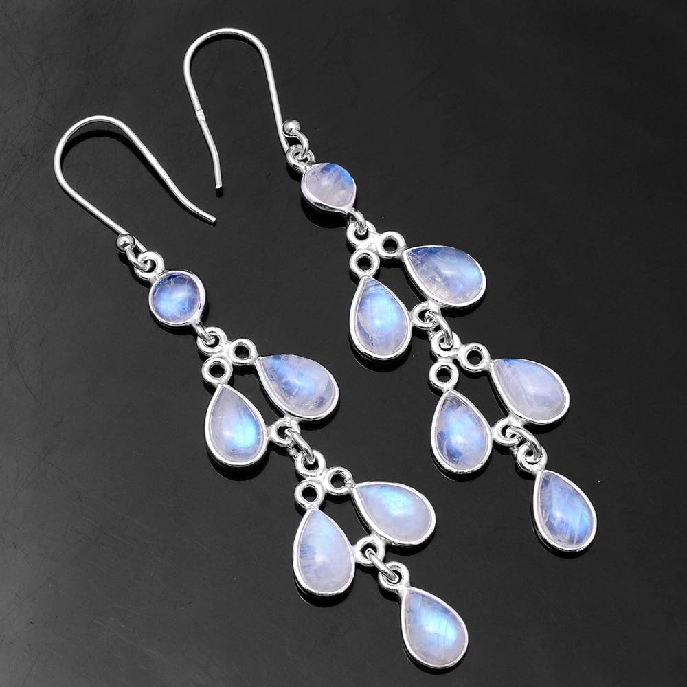 Серьги с круглыми драгоценными камнями Moonstone, ювелирные изделия с подвесками из стерлингового серебра 925 пробы, серьги в стиле бохо, украшения ручной работы
Серьги с круглыми драгоценными камнями Moonstone, ювелирные изделия с подвесками из стерлингового серебра 925 пробы, серьги в стиле бохо, украшения ручной работы