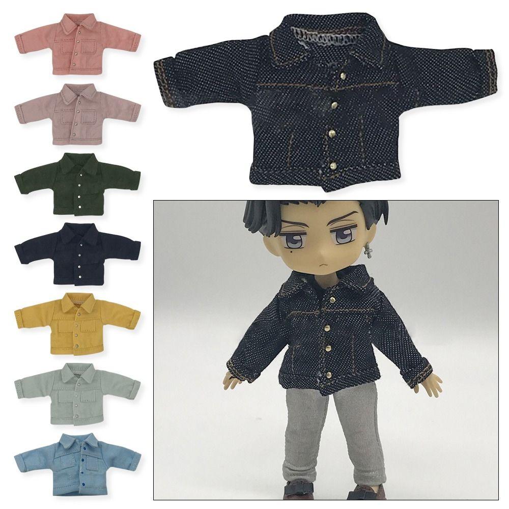 Fashion Jeans Jacket Suits 8 Colors OB11 Doll Coat Coat Tops Obistu11 Piccodo Doll/Azone12 Dolls
Fashion Jeans Jacket Suits 8 Colors OB11 Doll Coat Coat Tops Obistu11 Piccodo Doll/Azone12 Dolls