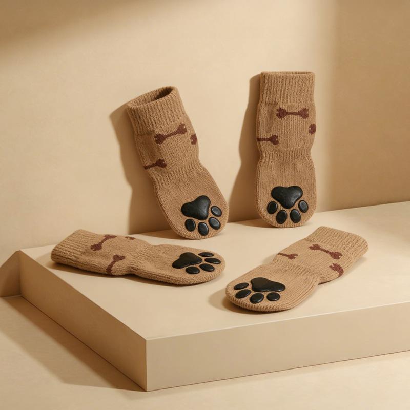 Pet Socks New Double-sided Non-slip Puppy Dispensing Dirt-resistant Dog Socks Thin Dog Socks (Brown,XS(old)) коричневий
Pet Socks New Double-sided Non-slip Puppy Dispensing Dirt-resistant Dog Socks Thin Dog Socks (Brown,XS(old)) коричневий