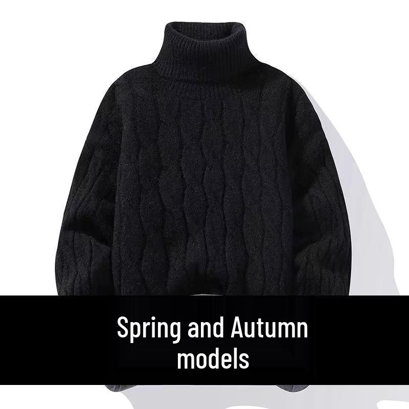 Men s 2025 Versatile High Neck Sweater - Thickened, Plus Velvet, Multi-Color, Warm Winter Knitwear M
Men s 2025 Versatile High Neck Sweater - Thickened, Plus Velvet, Multi-Color, Warm Winter Knitwear M