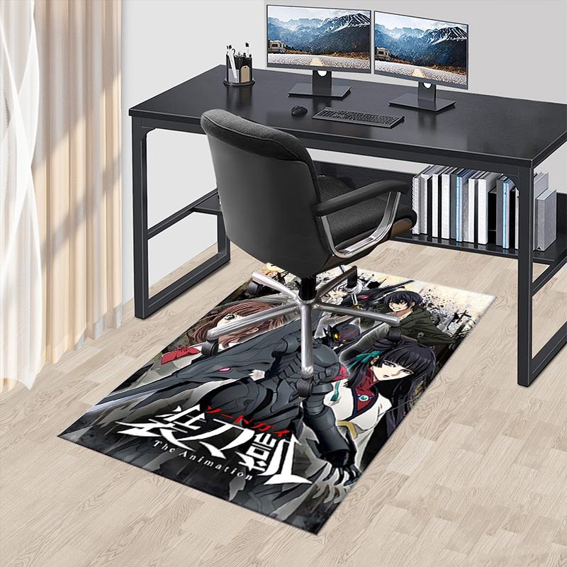 1pc Sword Art Online: Asuna & Kirito Anime Chair Mat - Anti-Slip Office Rug for Desk, Gaming Room Decor, Seasonal Gift Idea.U097 60cm by 90cm
1pc Sword Art Online: Asuna & Kirito Anime Chair Mat - Anti-Slip Office Rug for Desk, Gaming Room Decor, Seasonal Gift Idea.U097 60cm by 90cm
