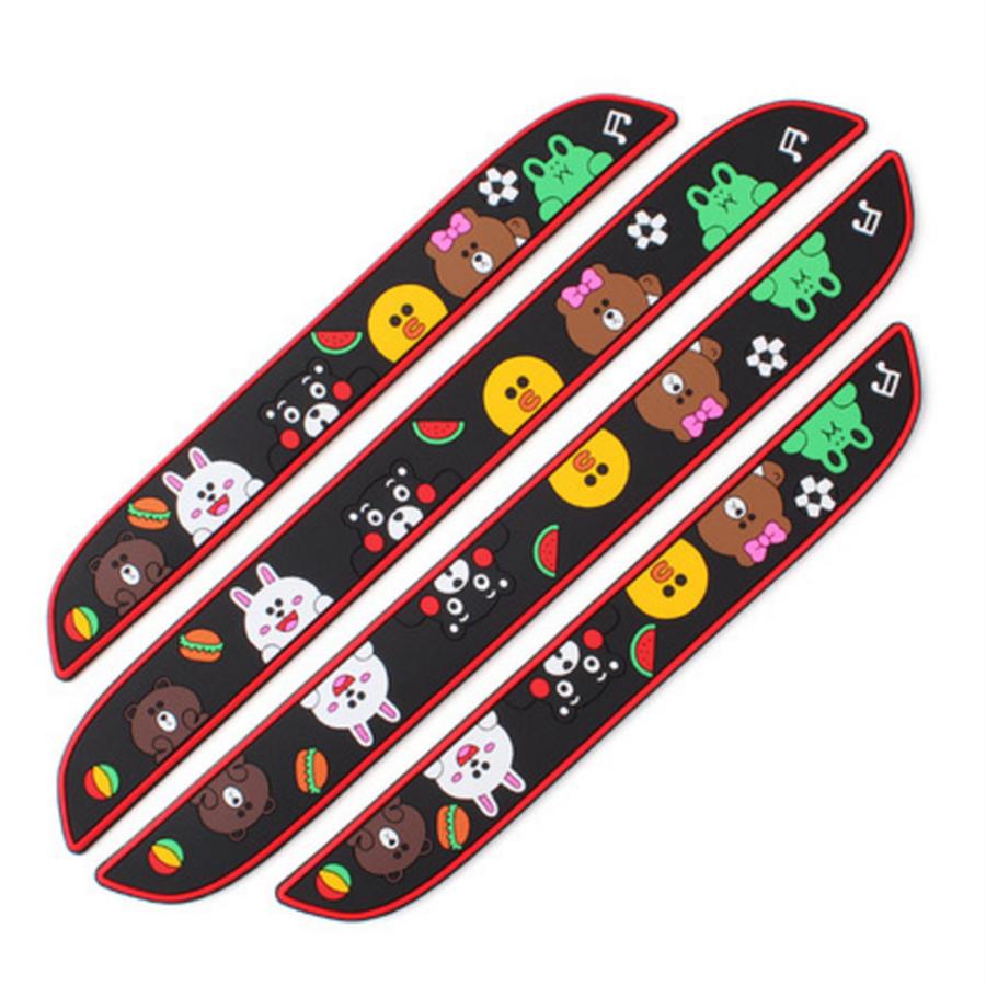 4PCS Universal Cartoon Rubber Car Door Scuff Sill Cover Panel Step Protector Sport Style Bumper Corner Protector
4PCS Universal Cartoon Rubber Car Door Scuff Sill Cover Panel Step Protector Sport Style Bumper Corner Protector