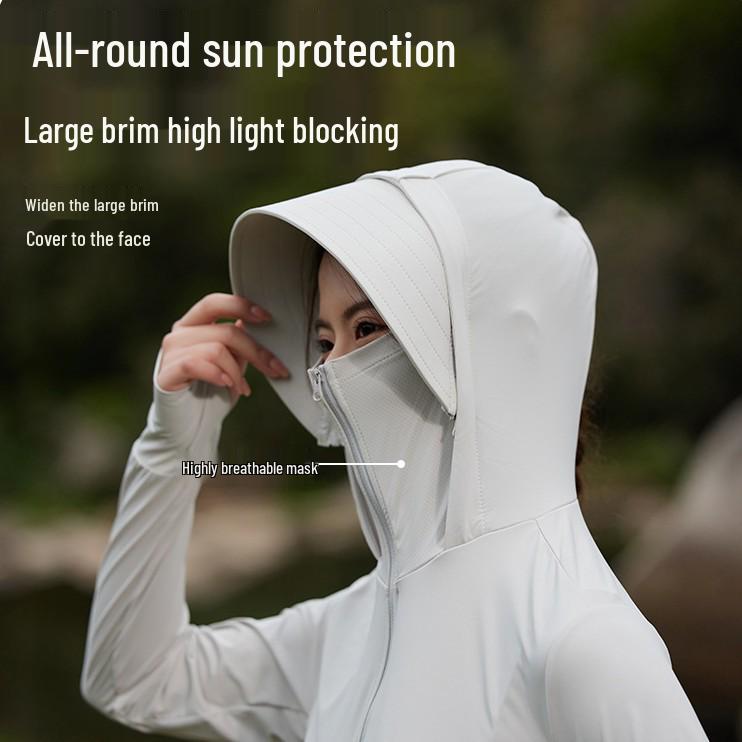 Couple s Sun Protection Clothing: Breathable, UV-Resistant Outfits with Ice-Feeling Fabric and Sun Visor for Men and Women 2XL
Couple s Sun Protection Clothing: Breathable, UV-Resistant Outfits with Ice-Feeling Fabric and Sun Visor for Men and Women 2XL