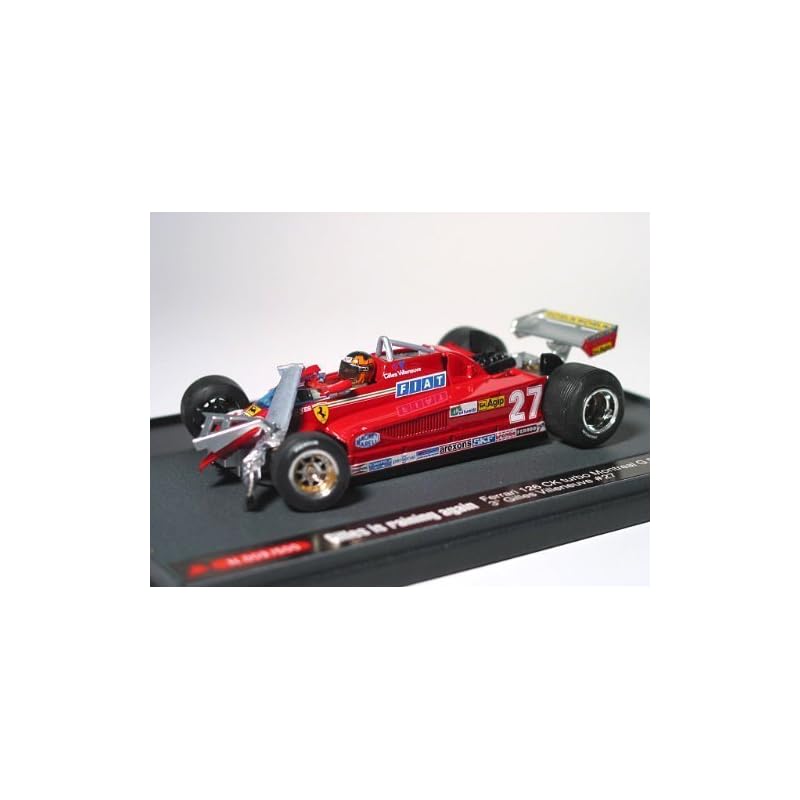 blum ferrari 126CK turbo 81 Montreal GP #27 Gilles is racing (1/43 KBB003) Finished product
blum ferrari 126CK turbo 81 Montreal GP #27 Gilles is racing (1/43 KBB003) Finished product