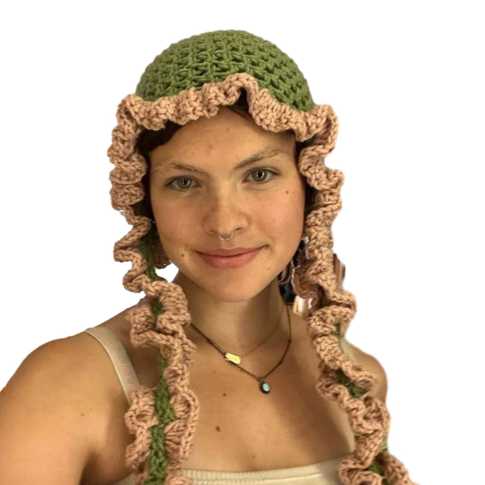 Вязаная ажурная шапка для женщин, ручная работа, шапка-бини, головной убор для защиты от солнца для девочки, модная шапка с оборкой, модный головной убор для подростков A
Вязаная ажурная шапка для женщин, ручная работа, шапка-бини, головной убор для защиты от солнца для девочки, модная шапка с оборкой, модный головной убор для подростков A