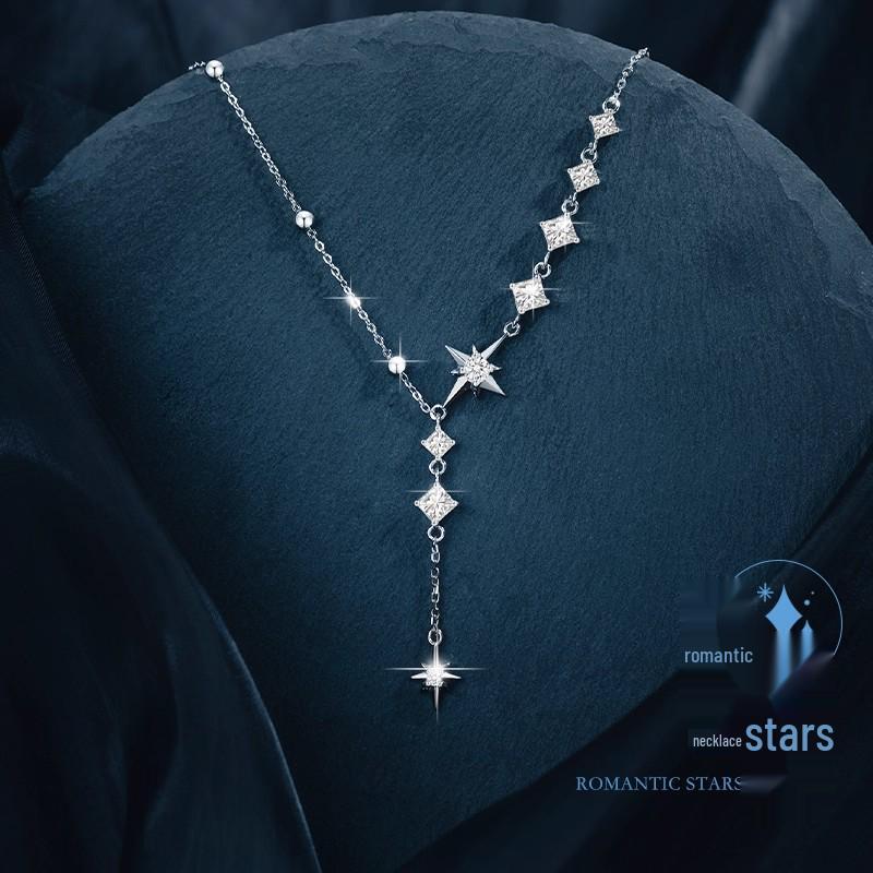 Elegant Sterling Silver Star Necklace for Women - Perfect Anniversary, Birthday, or Valentine s Day Gift Sterling Silver платиновий
Elegant Sterling Silver Star Necklace for Women - Perfect Anniversary, Birthday, or Valentine s Day Gift Sterling Silver платиновий