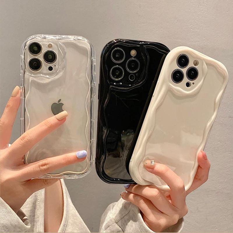 Wave Pattern Solid Color Cream For iPhone 16 Pro Max 15 14 13 12 11 Plus Mini Transparent Resistant Couple Clear Shockproof Case For iPhone 13 mini
Wave Pattern Solid Color Cream For iPhone 16 Pro Max 15 14 13 12 11 Plus Mini Transparent Resistant Couple Clear Shockproof Case For iPhone 13 mini