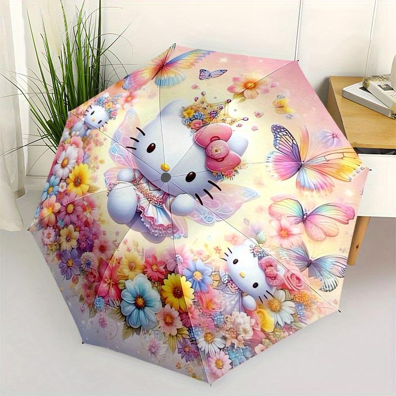 1pc Hello Kitty Floral Fantasy Umbrella with Plastic Handle,Suitable for All Seasons Home Travel Outdoor UmbrellaSanlio390
1pc Hello Kitty Floral Fantasy Umbrella with Plastic Handle,Suitable for All Seasons Home Travel Outdoor UmbrellaSanlio390