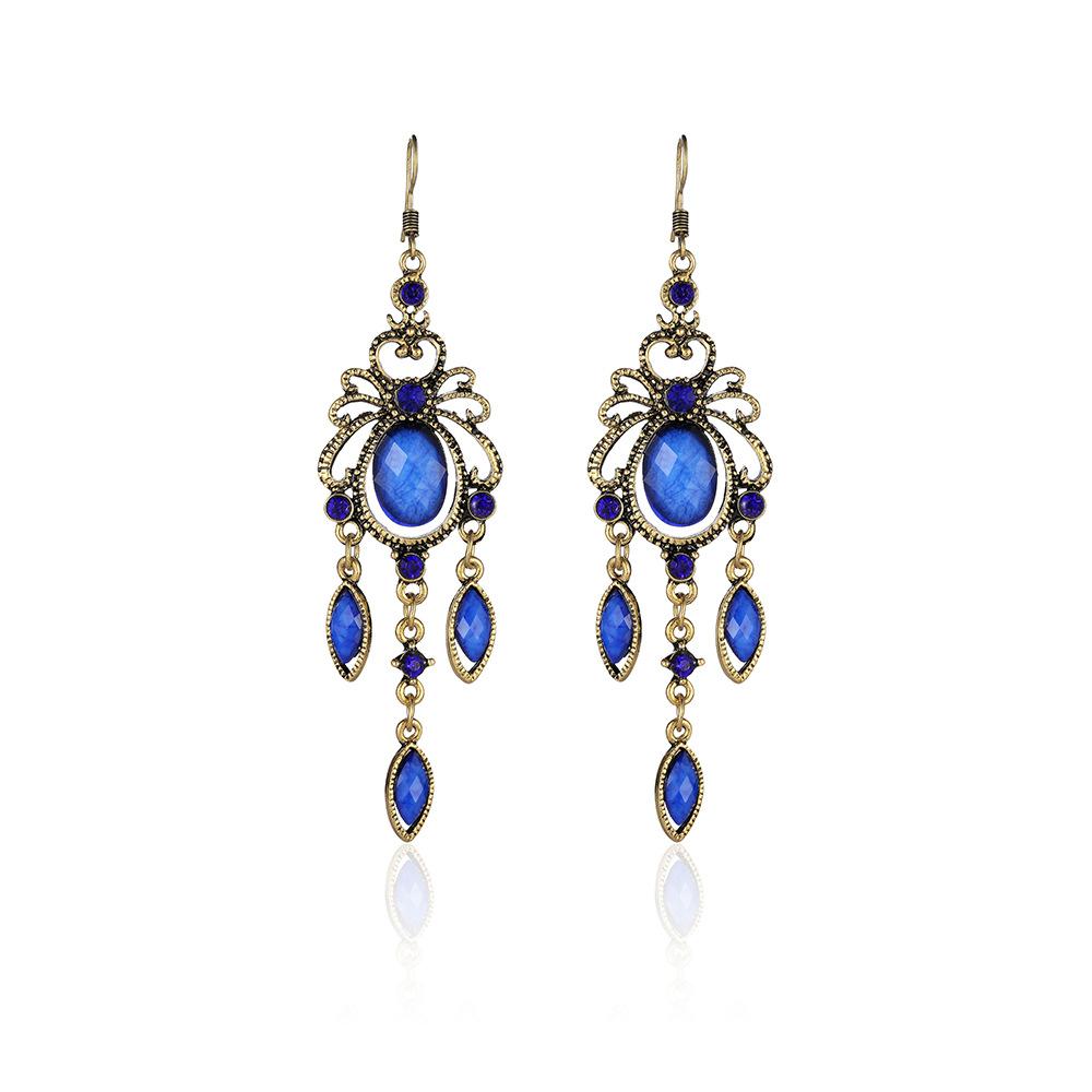 Bohemian Vintage Royal Blue Dangle Earrings for Women Ethnic Exaggerated Long Water Drop Tassel Hanging Earrings Party Jewelry
Bohemian Vintage Royal Blue Dangle Earrings for Women Ethnic Exaggerated Long Water Drop Tassel Hanging Earrings Party Jewelry