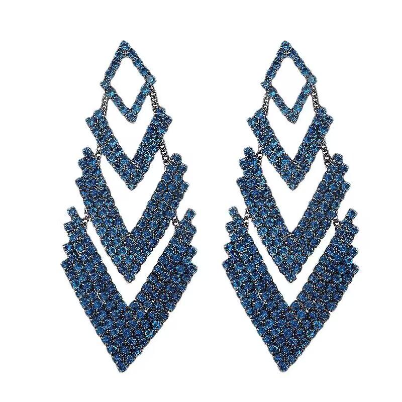 Новые серьги Treny Blue Full Rhinestone Leaf Flower Tassel для женщин, модные ювелирные изделия, кристальная вечеринка, заявление синий
Новые серьги Treny Blue Full Rhinestone Leaf Flower Tassel для женщин, модные ювелирные изделия, кристальная вечеринка, заявление синий