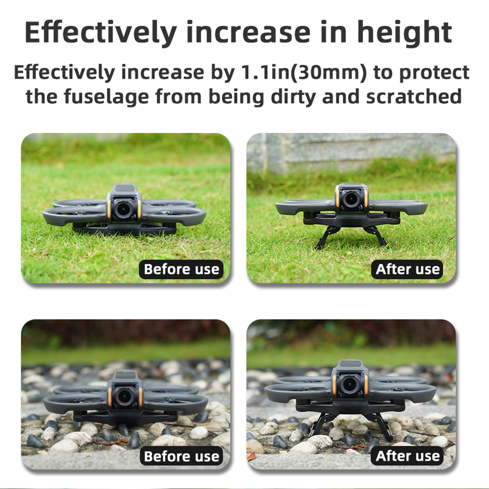 Foldable Landing Gear Extension Stand for AVATA 2 Drones Height Extension Legs Enhanced Stability
Foldable Landing Gear Extension Stand for AVATA 2 Drones Height Extension Legs Enhanced Stability